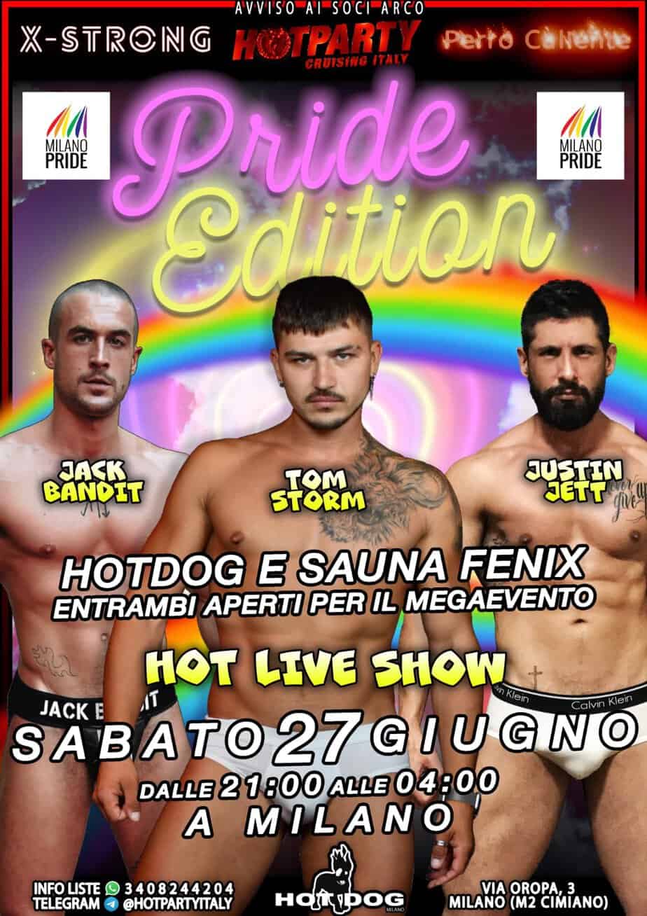 Hot Dog Club Milano Pride Edition - Gay Men Cruising Bar, Milano Pride 2026.