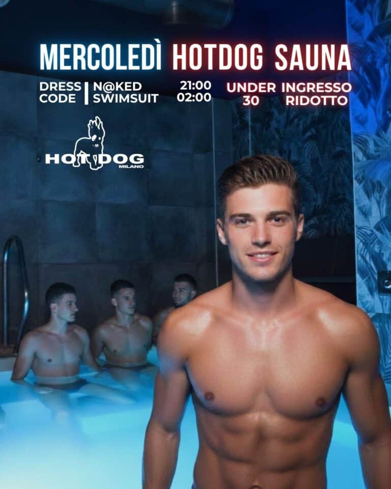 Hot Dog Club Milano - Gay cruising bar with sauna and pool.